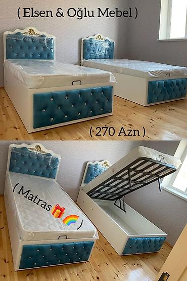 tek kravat: Yeni, Təknəfərlik çarpayı, Bazalı, Matras ilə, Siyirməsiz, Rusiya — 3