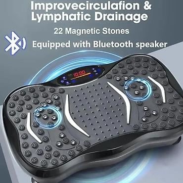 Ostale sprave za vežbanje: Vibraciona fitness platforma sa masažom stopala i elastičnim trakama — 6