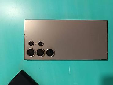 Samsung: Samsung Galaxy S24 Ultra, Б/у, 256 ГБ, цвет - Серый, 1 SIM, eSIM — 1