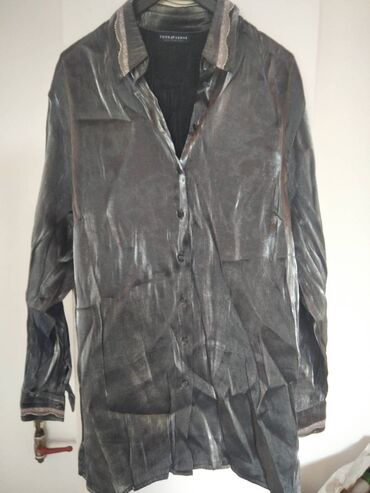 stradivarius ženske košulje: 2XL (EU 44), Jednobojni, bоја - Siva