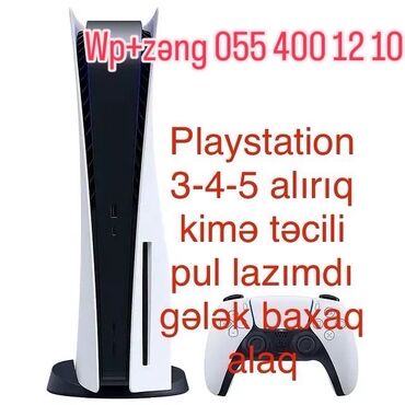 playstation 5 irshad: Playstation 3-4 alışı və satışı