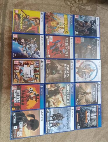 Oyun diskləri və kartricləri: Playstation 5 ucun orijinal diskler Teze veziyyetde, ciziqsiz Yoxlamaq