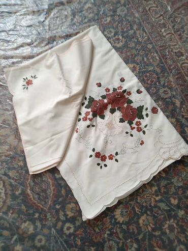 текстиль для дома: Комплект скатерть с салфетками х/б. Скатерть размер