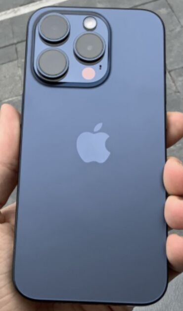 Apple iPhone: Iphone 15pro Titanium blue 100pil her sey islek veziyetdedir 35-40