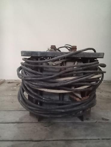 trasvarmator: Ağır tip elektrik transformatoru və qalın enerji kabelləri dəsti - — 3