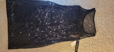 Haljine: Šljokičaste mini haljine – 4 modela 1) Crno-srebrna haljina sa — 10