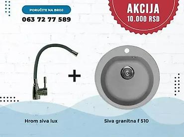 Sudopere: Granitna sudopera + slavina 💥 Veliki izbor granitnih sudopera u setu — 13