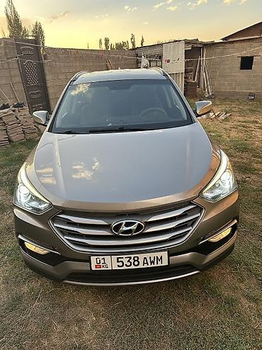 Hyundai Santa Fe: 2017 г., 2.4 л, Автомат, Бензин, Кроссовер