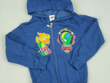 spodnie z zamkiem z boku: Bluza, 5-6 lat, 110-116 cm, stan - Bardzo dobry