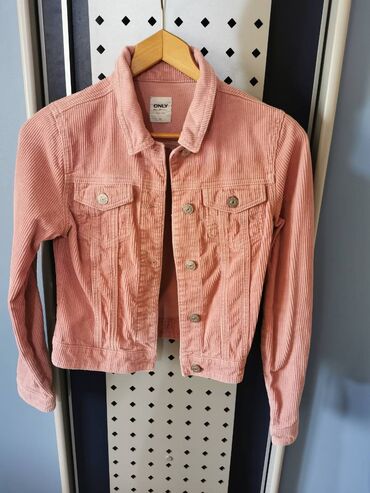Lične stvari: Only somotska jaknica puder roze boje, velicina 34