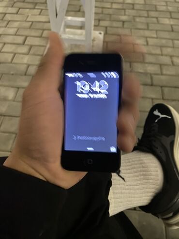 цум бишкек телефоны айфон: IPhone 4, < 16 ГБ, Кара