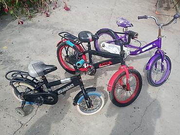 Детский велосипед, 4-колесный, 4 - 6 лет, Б/у