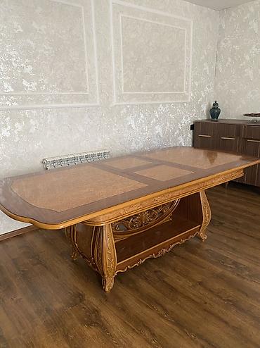 shekil: Qonaq masası, İşlənmiş, Açılan, MDF, Oval masa — 10
