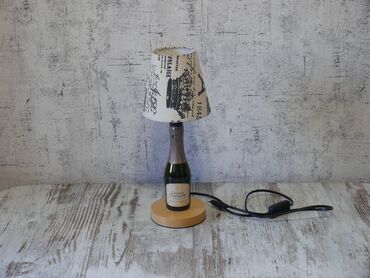 Рабочие настольные лампы: Светильник ночник. настольная лампа из бутылки виски и крепких — 14