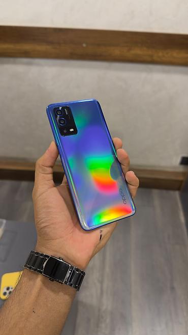 sasung a55: Oppo A55 5G, 128 GB, rəng - Mavi, İki sim kartlı — 2