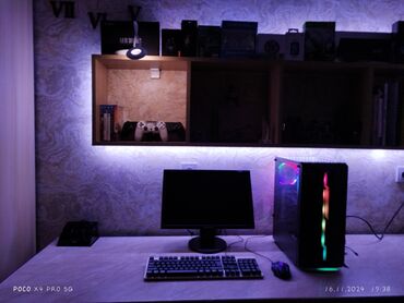 Masaüstü kompüterlər və iş stansiyaları: Gaming PC-her bir ise yaranir,oyun,is,montaj,streaming,v.s Intel(R)