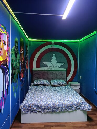 Посуточная аренда квартир: 6 комнат и более, Душевая кабина, Постельное белье, Кондиционер — 8