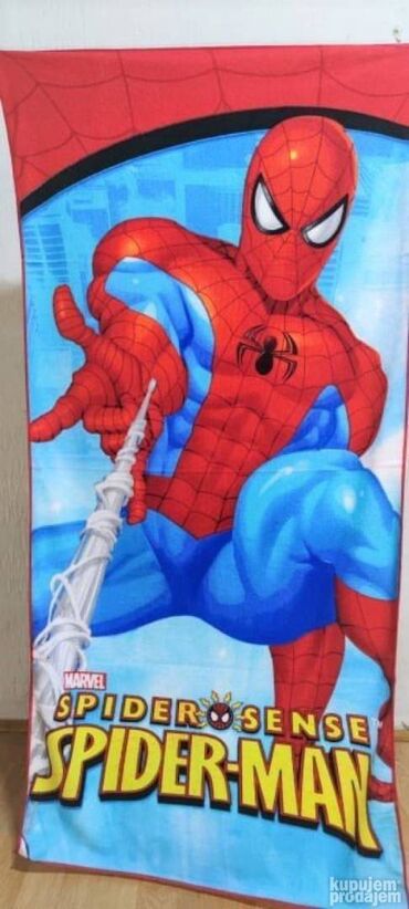 Peškiri: Spiderman Marvel Peskir za Kupanje NOV Spajdermen za Decu Cene nisu