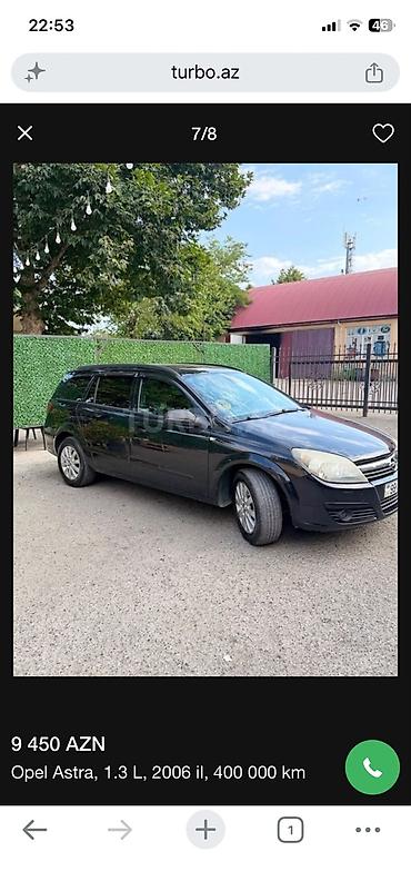 opel astra qiyməti: Opel Astra: 1.3 l | 2006 il Universal — 1