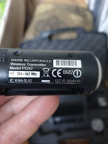 mikrafon: Shure pgx24/SM58" mikrafonu -Saf orijinal.Amerikadan. 1 GRAMDA GİRİLMA — 9