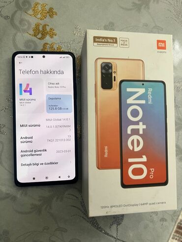 Xiaomi: Xiaomi Redmi Note 10 Pro, 128 GB, rəng - Bənövşəyi