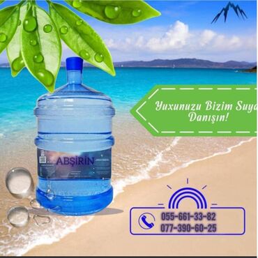 su termusu: 💧 Abşirin Su – Təmizliyini Hiss Et! 💧 ✔ 19 litrlik polikarbonat