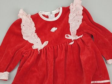 czerwona sukienka w groszki: Сукня, 0-3 міс., стан - Дуже гарний