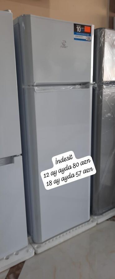 kreditle soyuducular: Yeni 2 qapılı Indesit Soyuducu Satılır, Kredit var