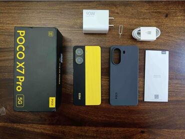 телефон poco m5: Poco X7 Pro, 256 ГБ, цвет - Желтый, 1 SIM, 2 SIM, eSIM