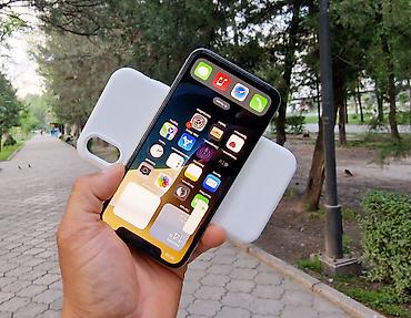 Apple iPhone: IPhone Xs, Б/у, 64 ГБ, Серебристый, Чехол, 100 % — 15