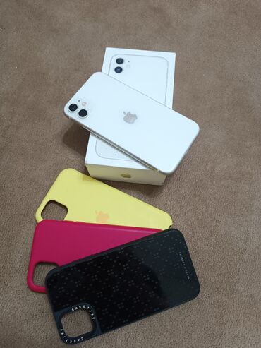 айфон 11 цена бишкек бу: IPhone 11, Б/у, 64 ГБ, White Titanium, Наушники, Зарядное устройство, Чехол, 77 %