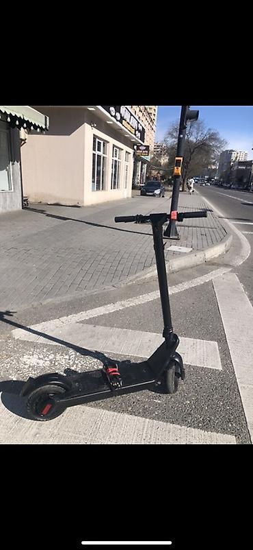 Электротранспорт: Elektrik skuter – qara rəng, yığcam və şəhər üçün ideal — 5