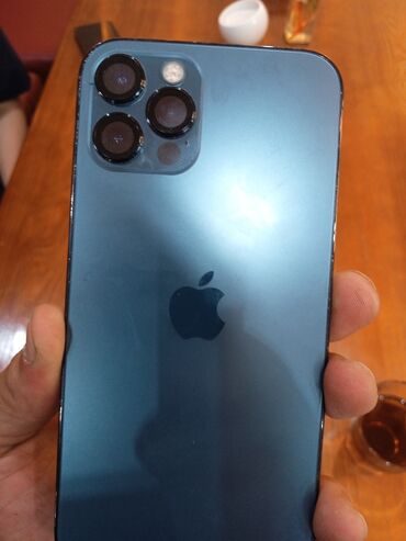 цена 13 про макс бишкек: IPhone 12 Pro, Колдонулган, 128 ГБ, Каптама, 85 %