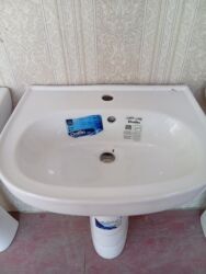 Çanaqlar, tülpanlar: Ayaqüstü lavabolar – keramika, klassik ağ rəng Məhsulun — 3