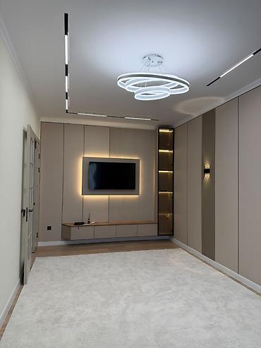 советская скрябина: 2 комнаты, 79 м², Юнусалиева/Суванбердиева Элитка, 9 этаж, Евроремонт — 1