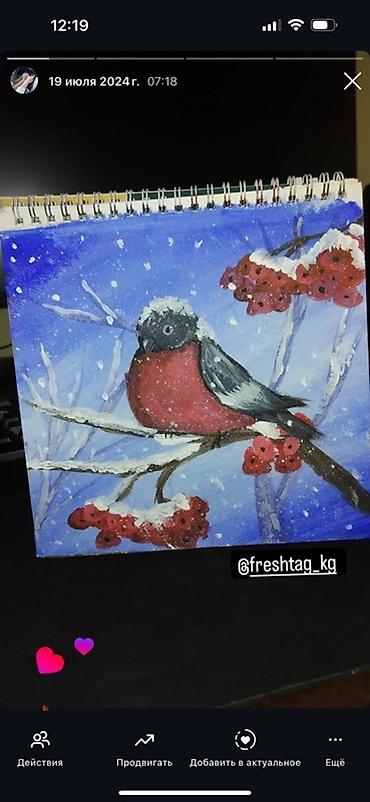 Картины: Картины маслом ручками карандашами. По 500 реальным покупателям — 5