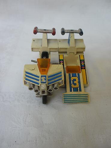 rolsule: Gorenger motor sa prikolicom,10 cm, Japan, vintage — 2