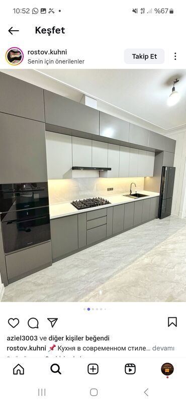 Mətbəx mebeli: Məhsul: Mətbəx mebeli (müasir dizaynlı hazır dəstlər) - Stil — 5