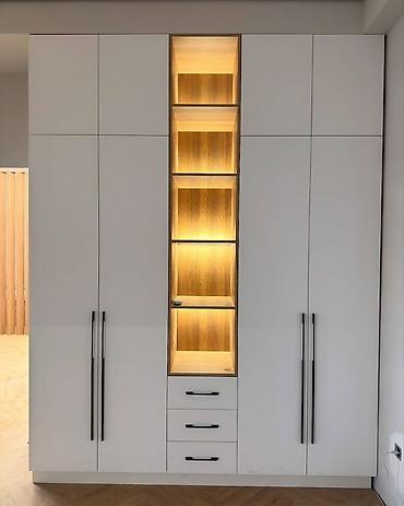 Шифоньеры, шкафы для одежды: Шифоньер, шкаф для одежды, Новый, МДФ — 23