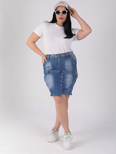 Другая женская одежда: Джинсовые сарафаны и юбки: Купи у меня по 500 сом продавай по 1000 сом — 23