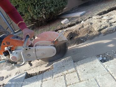 Beton işləri: #Betonkesme #betondeşmə Beton kubik kərpic - dən kəsim deşim — 13