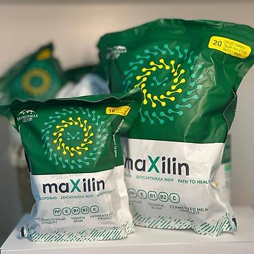Азык-түлүктөр: Maxilin — кисломолочный продукт в саше-пакетах. Особенности: - — 1