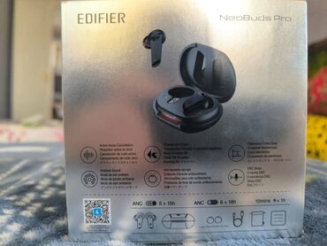 Qulaqcıqlar: Simsiz (Bluetooth) Qulaqcıqlar, Edifier, rəng - Boz — 4