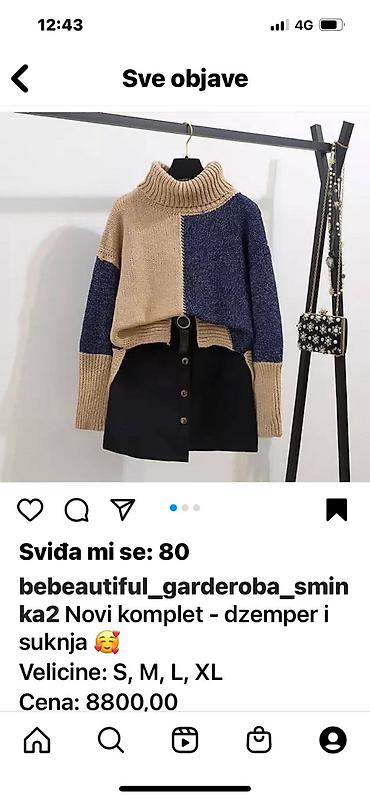 decatlon ski pantalone: Potpuno ocuvan kao nov komplet suknja i rolka, suknja jednom obucena — 7