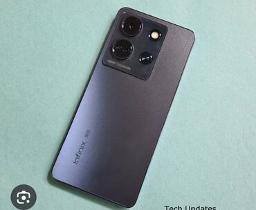 mobil internet modem: Infinix Hot 30 5G, 256 GB, rəng - Boz, Face ID