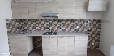 Mətbəx mebeli: Mətbəx mebel dəsti – açıq ağac teksturasında modern dizayn - Tam — 1