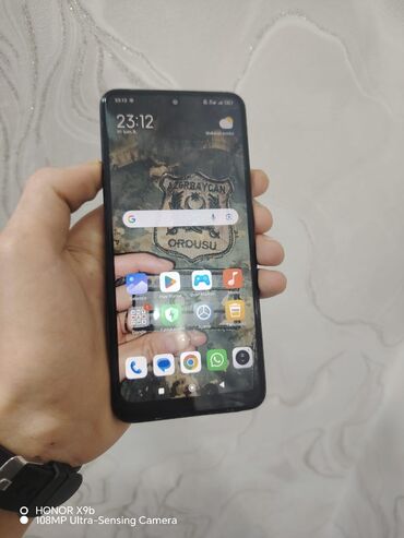 Xiaomi: Xiaomi Redmi Note 12, 128 GB, rəng - Qara, 
 Düyməli, Sensor, Barmaq izi