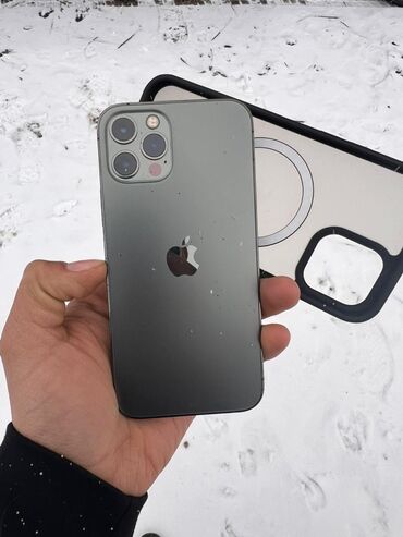 ми 10 с: IPhone 12 Pro, Б/у, 128 ГБ, Черный, Чехол, Кабель