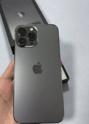 Apple iPhone: IPhone 13 Pro Max, 256 GB, Graphite, Barmaq izi, Simsiz şarj, Face ID