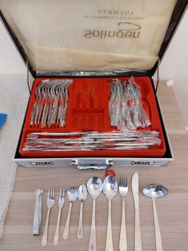 Süfrə ləvazimat dəstləri: Qasiq cengel desti. Yenidir istifade olunmuyub.cehiz alinib — 6